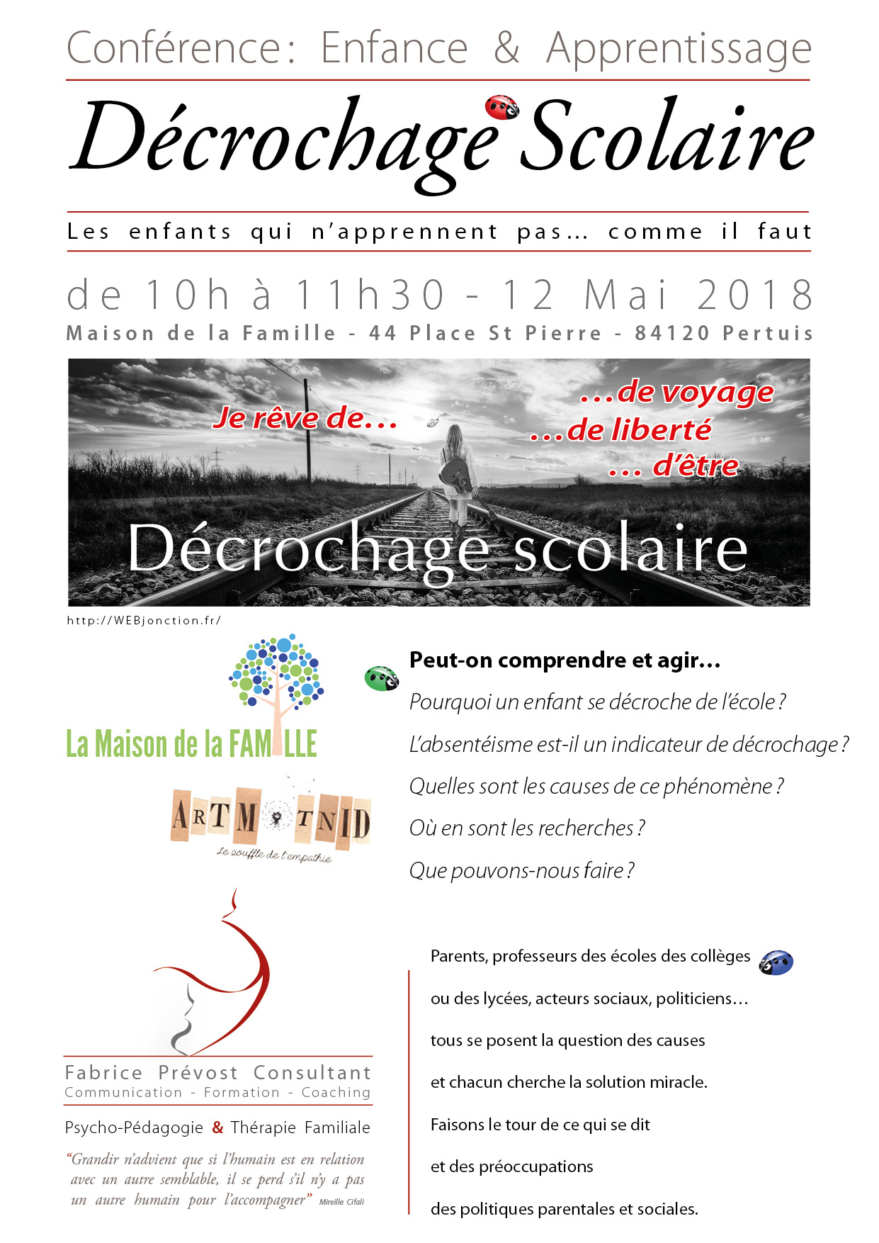 Fabrice Prévost - Conférence : décrochage scolaire & Absentéisme