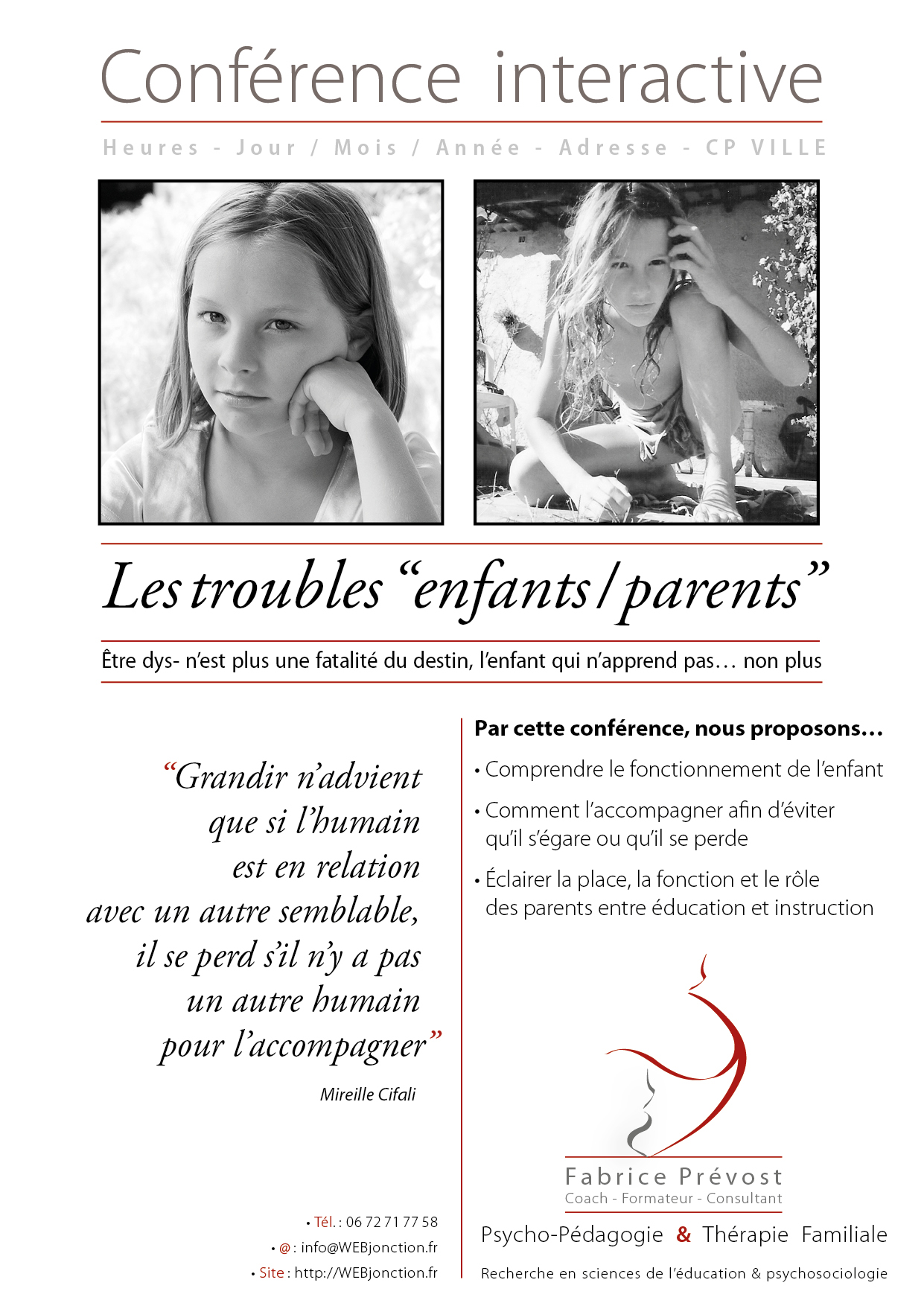 • Conf. - Troubles "enfant / parents"